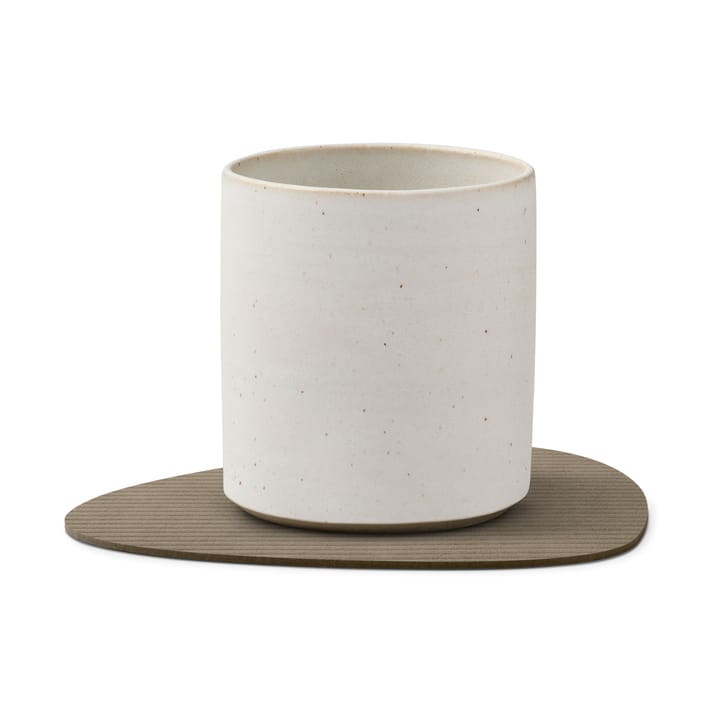 Sottobicchiere curvo Corduroy , Nomad Grey LIND DNA