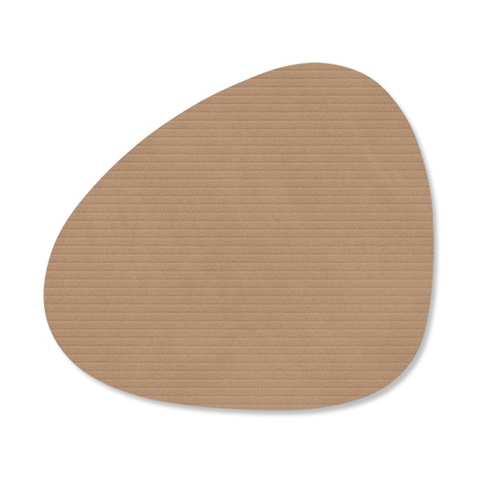 Sottobicchiere curvo Corduroy  - Nougat - LIND DNA