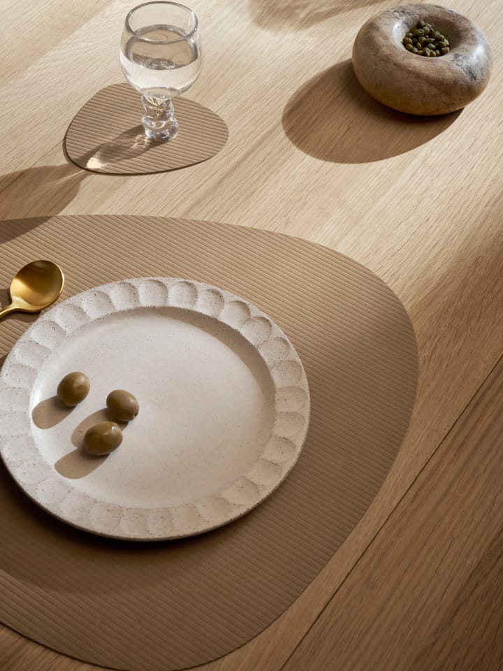 Sottobicchiere curvo Corduroy , Nougat LIND DNA