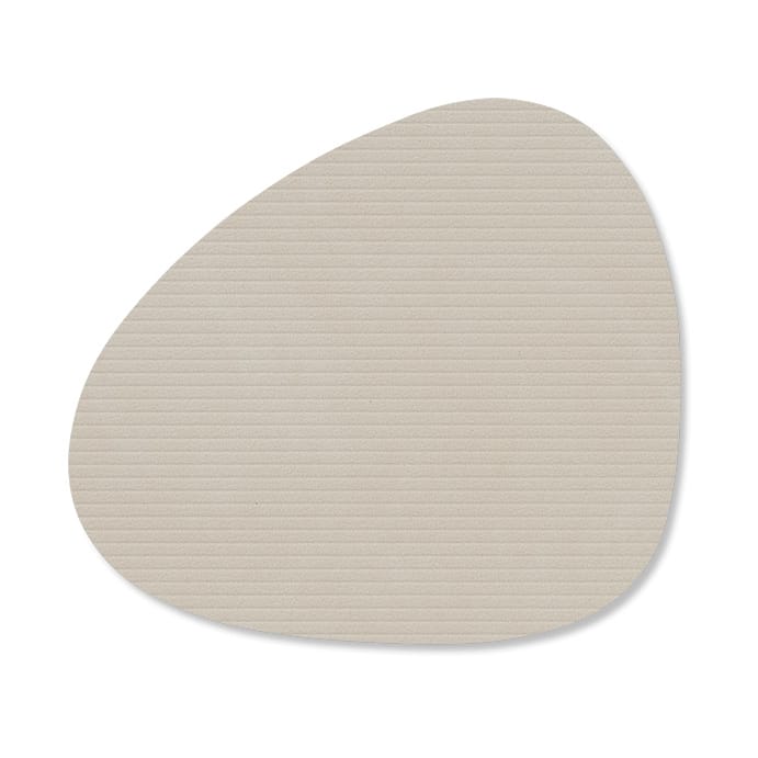 Sottobicchiere curvo Corduroy  - Oyster White - LIND DNA