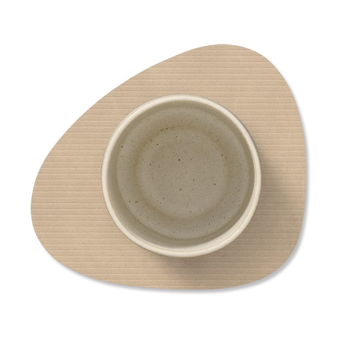 Sottobicchiere curvo Corduroy , Sand LIND DNA