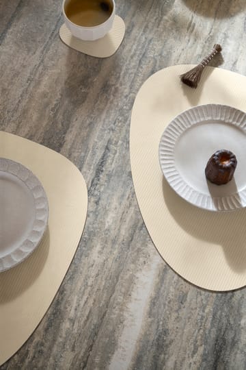 Sottobicchiere curvo Corduroy  - Vaniglia - LIND DNA