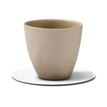 Sottobicchiere Nupo cerchio - Bianco puro - LIND DNA