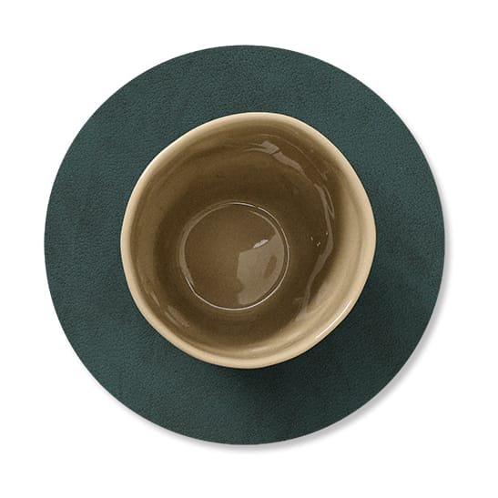 Sottobicchiere Nupo cerchio reversibile 1 pz, Verde scuro-verde oliva LIND DNA