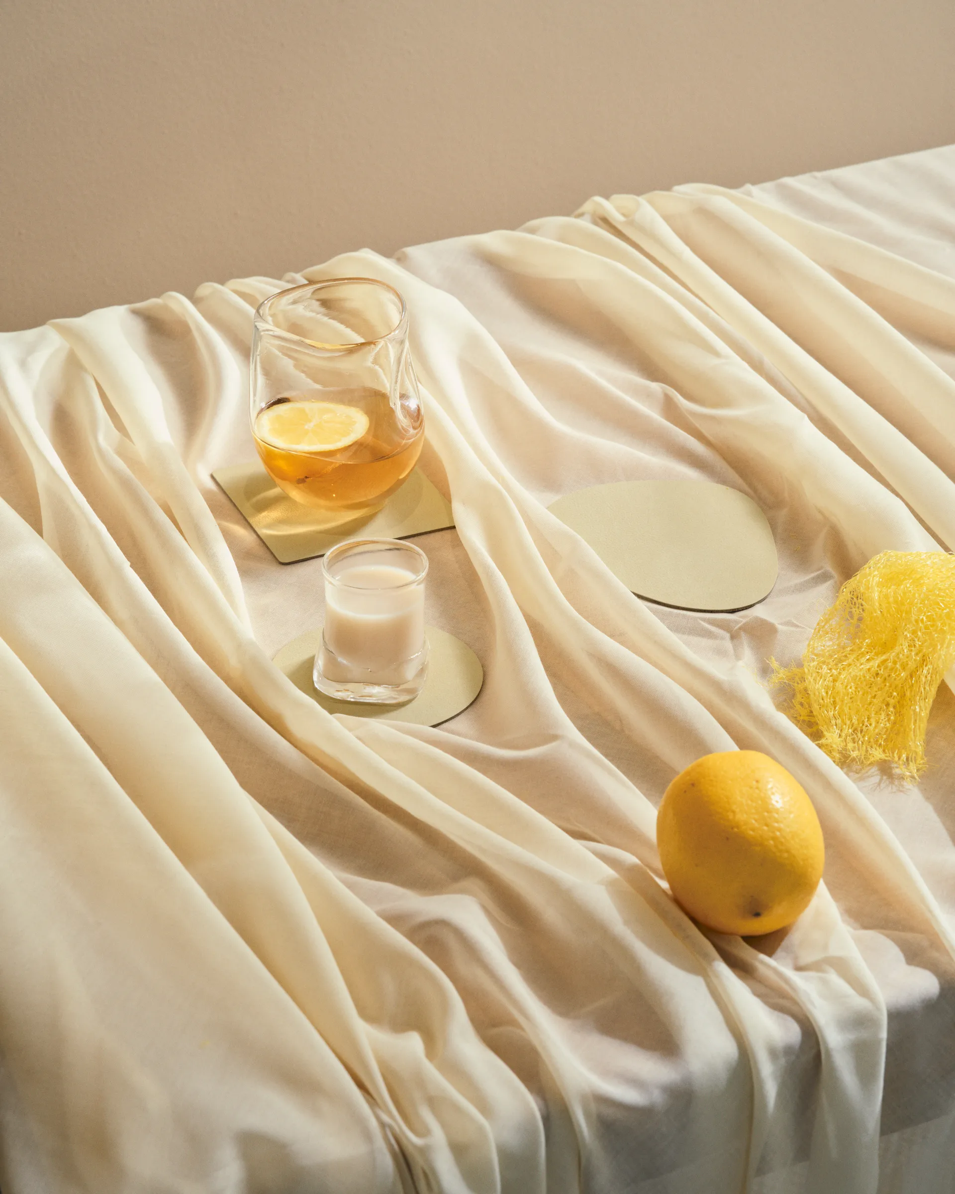 Sottobicchiere Nupo curvo, Lemon sorbet LIND DNA