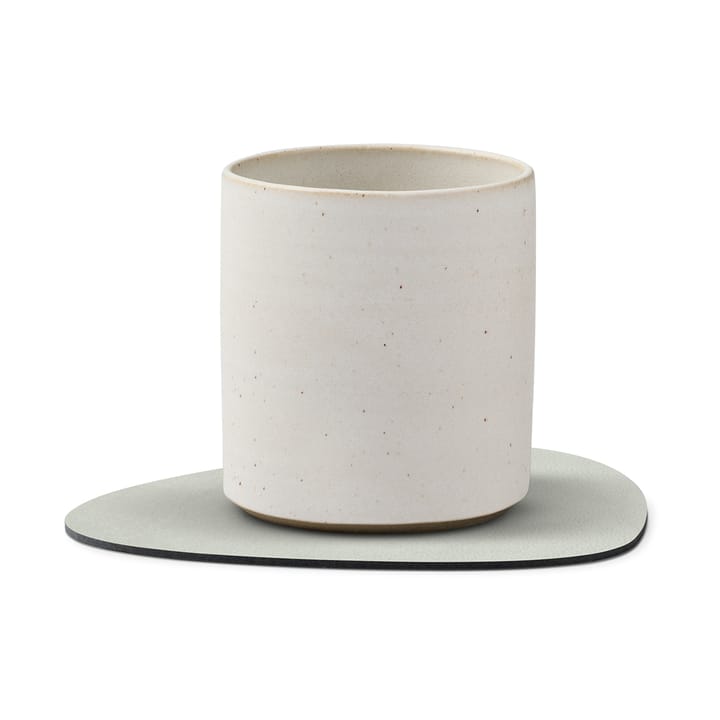 Sottobicchiere Nupo curvo, metallic (grigio pietra) LIND DNA