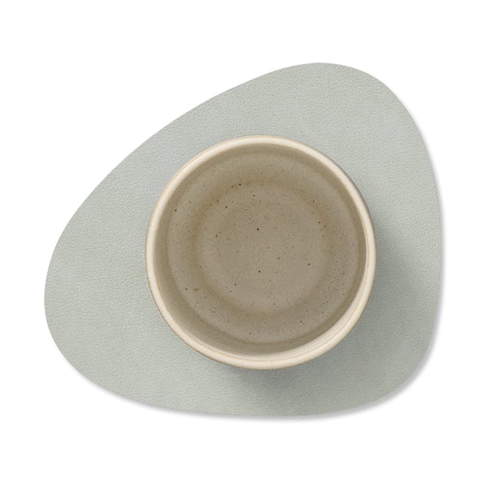 Sottobicchiere Nupo curvo, metallic (grigio pietra) LIND DNA