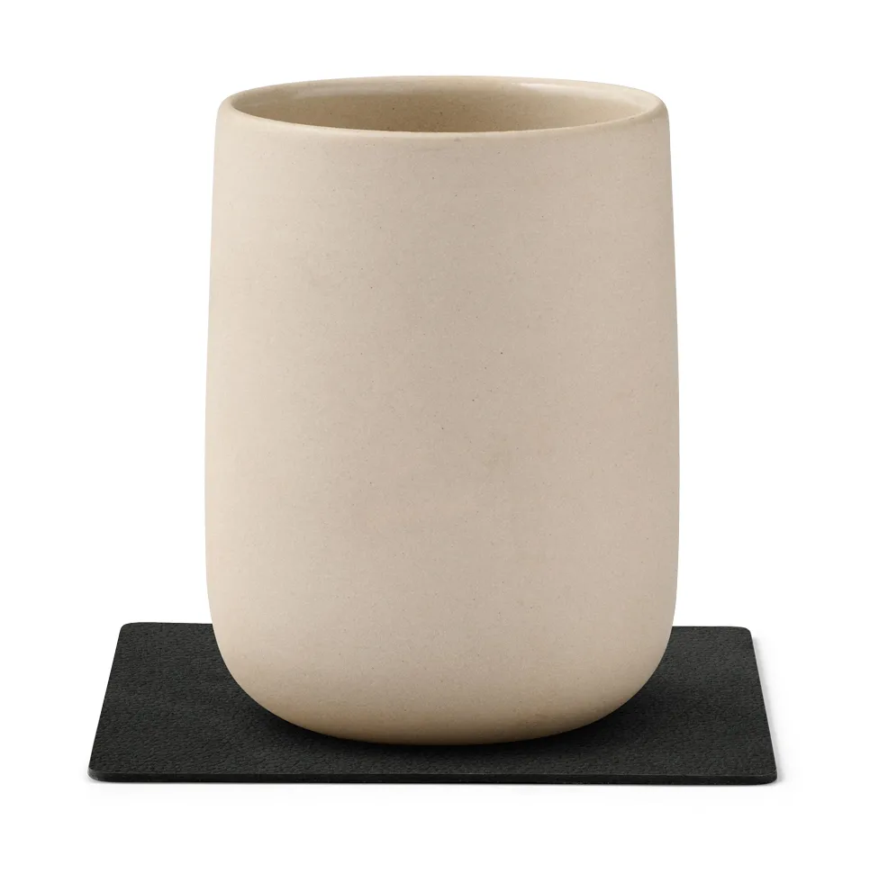 Sottobicchiere Nupo quadrato, Inchiostro nero LIND DNA