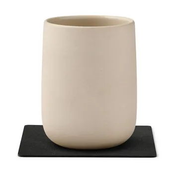 Sottobicchiere Nupo quadrato - Inchiostro nero - LIND DNA