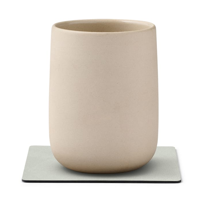 Sottobicchiere Nupo quadrato, metallic (grigio pietra) LIND DNA