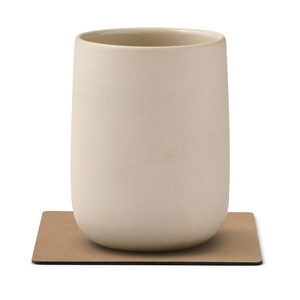 Sottobicchiere Nupo quadrato, Nougat LIND DNA