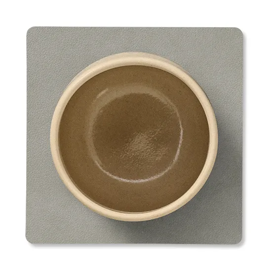 Sottobicchiere Nupo quadrato reversibile 1 pz, antracite-grigio chiaro LIND DNA