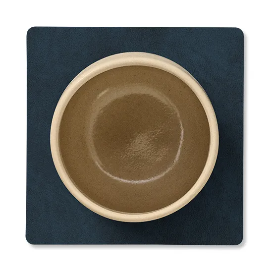 Sottobicchiere Nupo quadrato reversibile 1 pz, Midnight blue-petrol LIND DNA