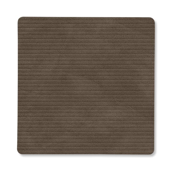 Sottobicchiere quadrato Corduroy  - Caviale - LIND DNA
