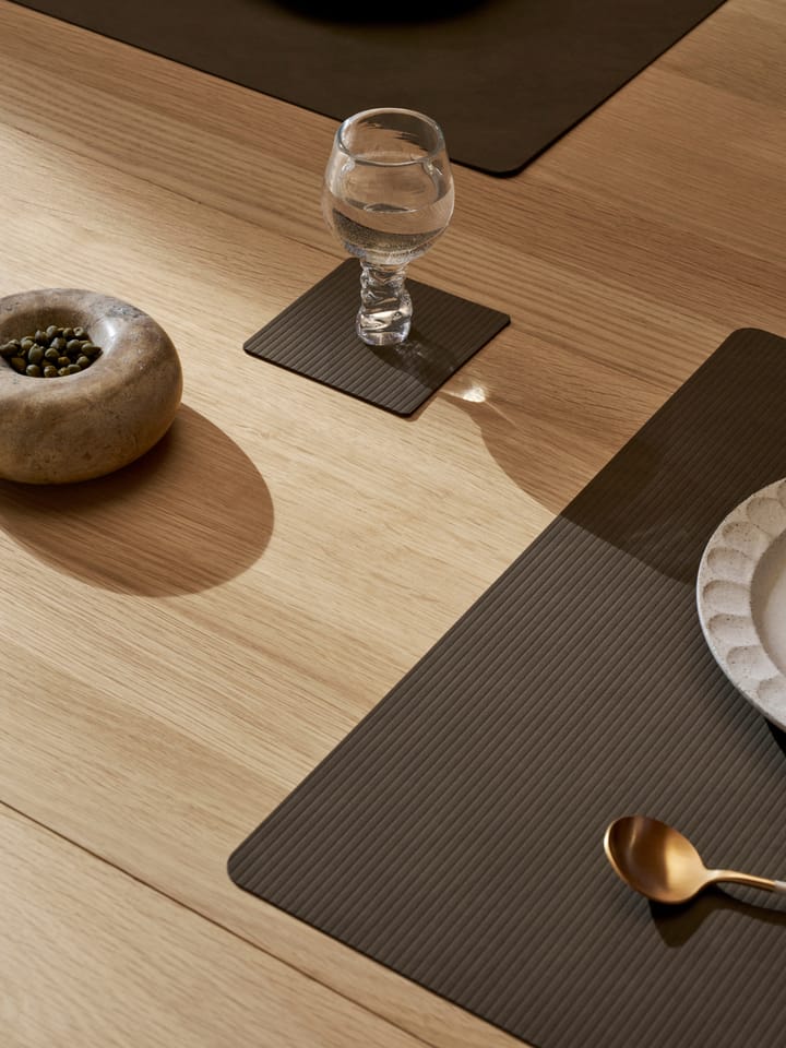 Sottobicchiere quadrato Corduroy , Caviale LIND DNA