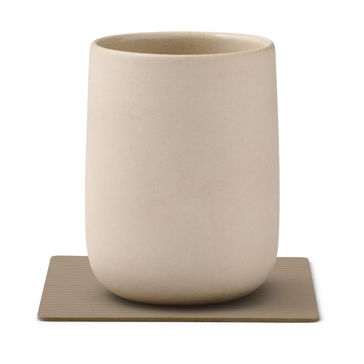 Sottobicchiere quadrato Corduroy , Clay Brown LIND DNA