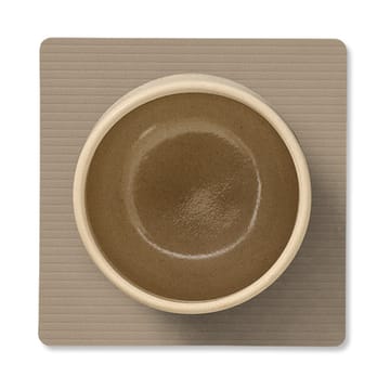 Sottobicchiere quadrato Corduroy  - Clay Brown - LIND DNA