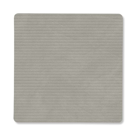 Sottobicchiere quadrato Corduroy  - Grigio chiaro - LIND DNA