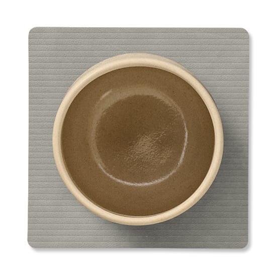 Sottobicchiere quadrato Corduroy , Grigio chiaro LIND DNA