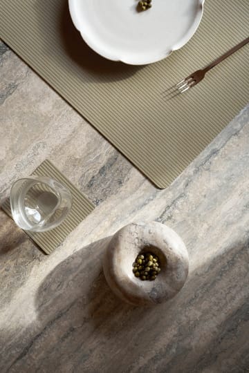 Sottobicchiere quadrato Corduroy  - Herbal Dust - LIND DNA