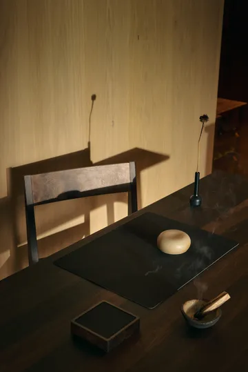 Sottobicchiere quadrato Corduroy - Inchiostro nero - LIND DNA