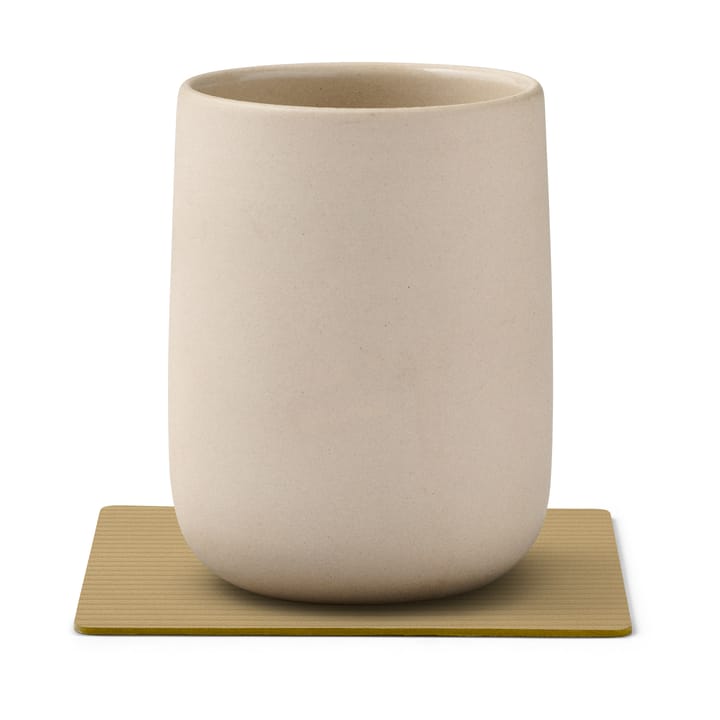 Sottobicchiere quadrato Corduroy , Khaki LIND DNA