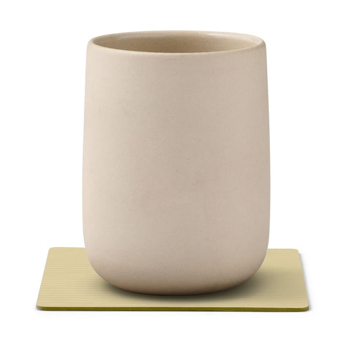 Sottobicchiere quadrato Corduroy , Lemon Sorbet LIND DNA