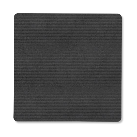 Sottobicchiere quadrato Corduroy  - Nero - LIND DNA