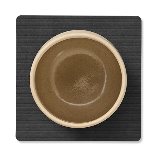 Sottobicchiere quadrato Corduroy , Nero LIND DNA