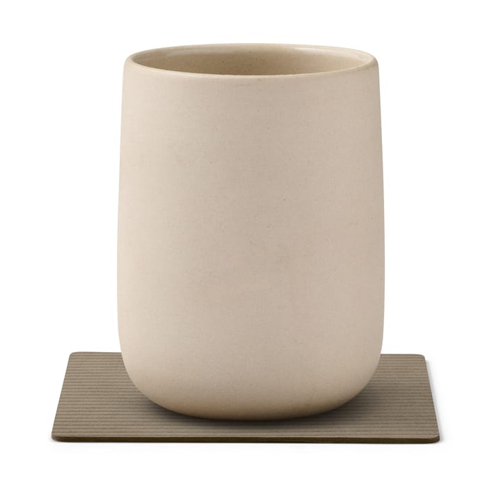 Sottobicchiere quadrato Corduroy , Nomad Grey LIND DNA