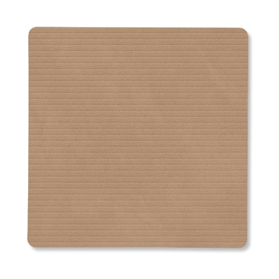 Sottobicchiere quadrato Corduroy  - Nougat - LIND DNA