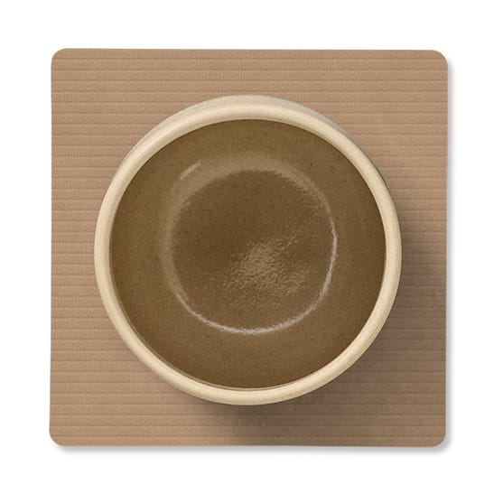 Sottobicchiere quadrato Corduroy , Nougat LIND DNA