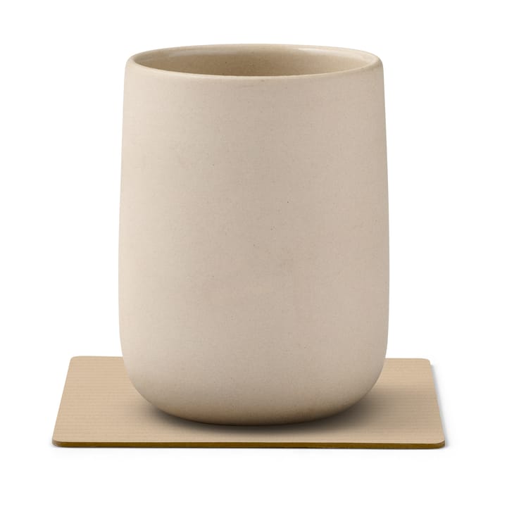 Sottobicchiere quadrato Corduroy , Sand LIND DNA
