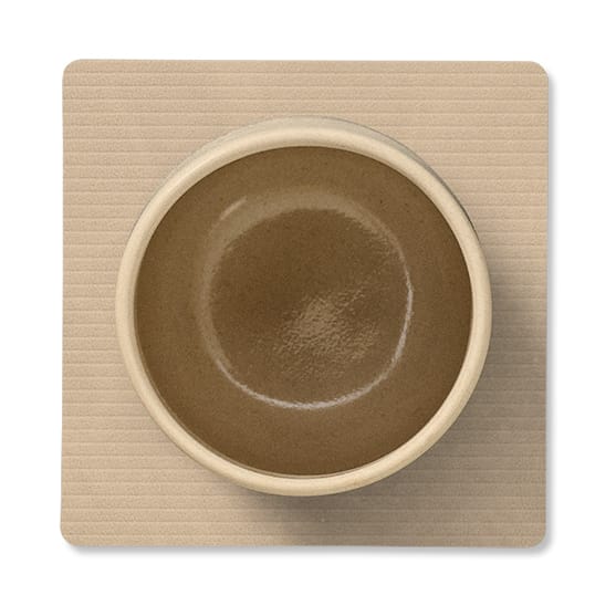 Sottobicchiere quadrato Corduroy , Sand LIND DNA