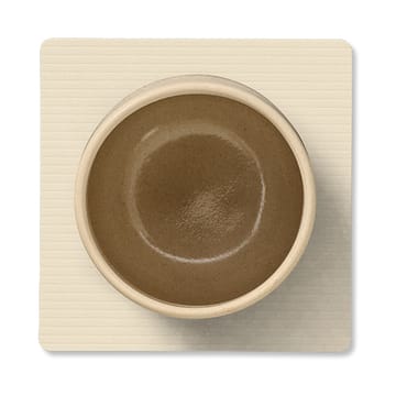 Sottobicchiere quadrato Corduroy  - Vaniglia - LIND DNA