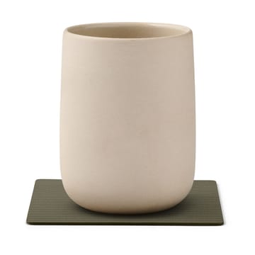 Sottobicchiere quadrato Corduroy  - Verde militare - LIND DNA