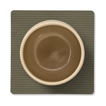 Sottobicchiere quadrato Corduroy  - Verde militare - LIND DNA