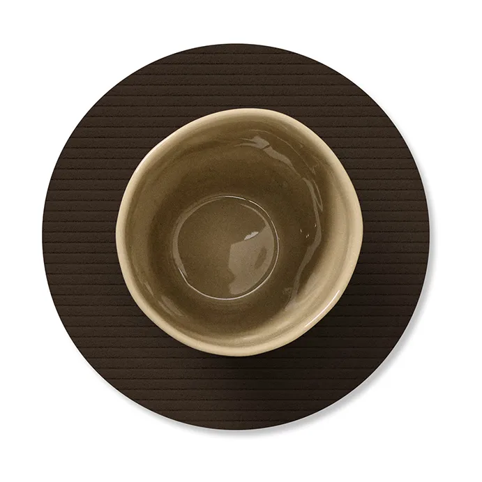 Sottobicchieri in velluto a coste, Hazel, cerchio LIND DNA