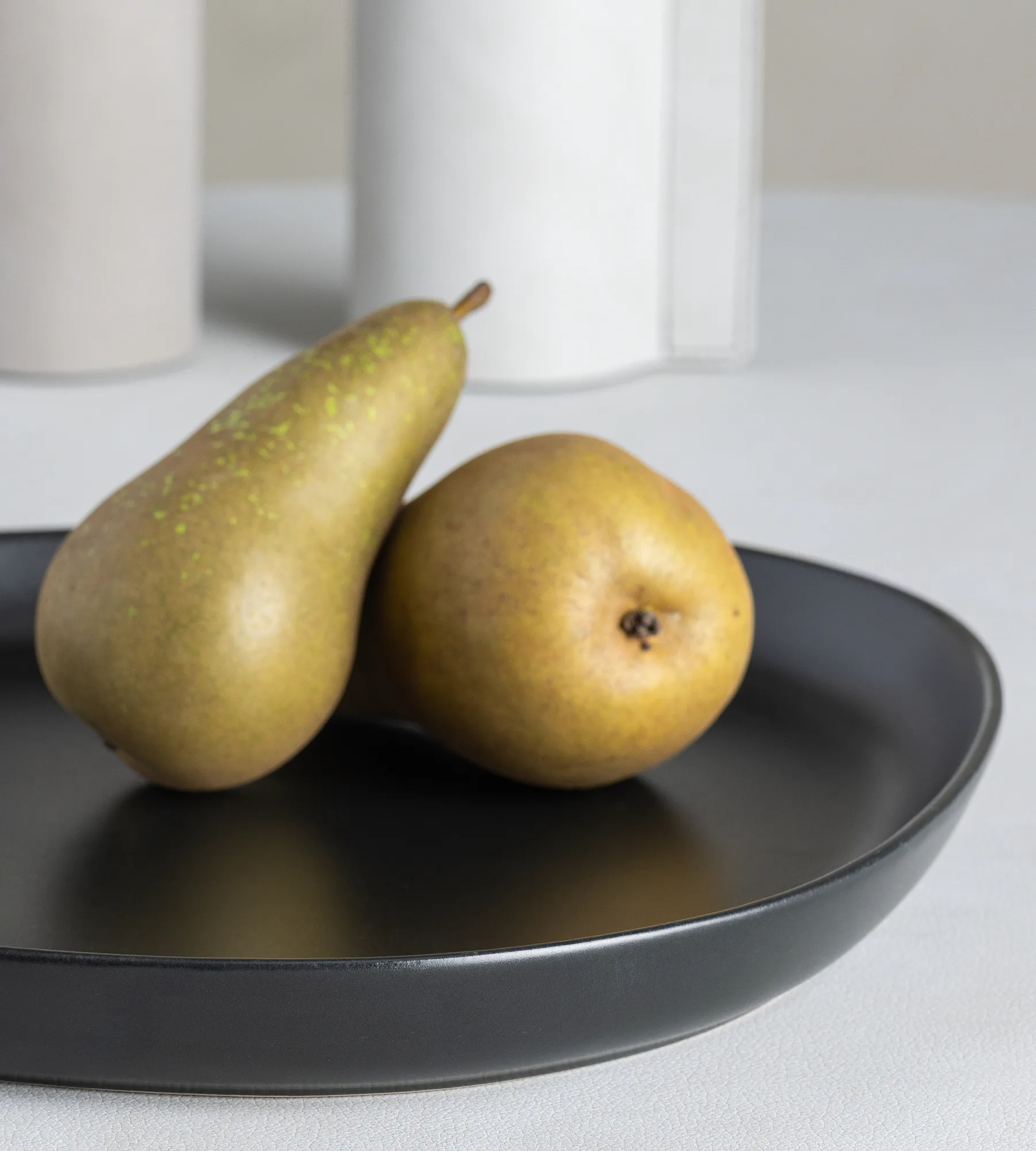 Sottopiatto Curve Gres 30x35 cm, nero LIND DNA