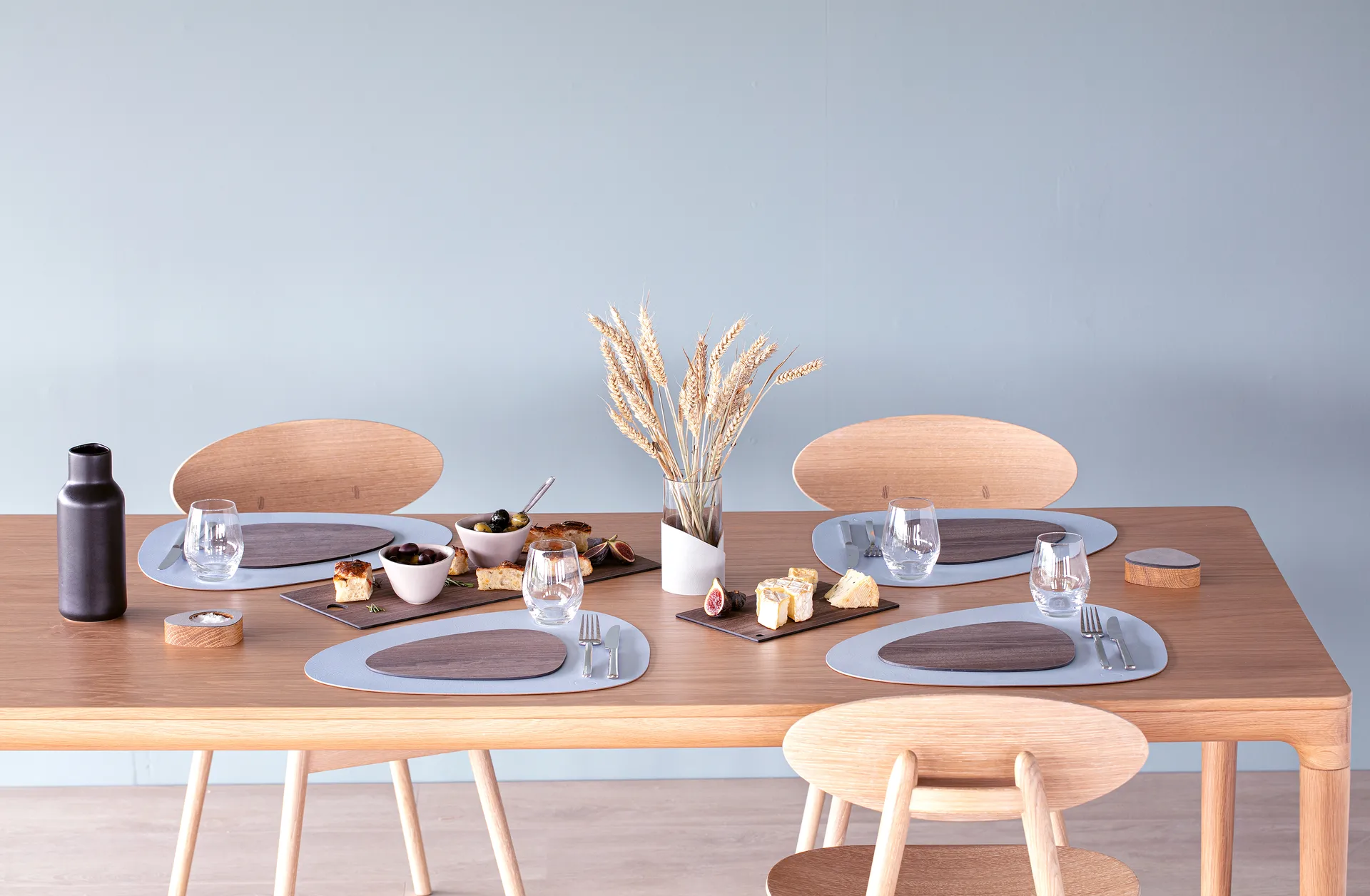Tagliere Cut & Serve quadrato L, Noce LIND DNA