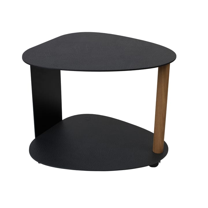 Tavolino Curve Hippo L, Nero, antracite LIND DNA