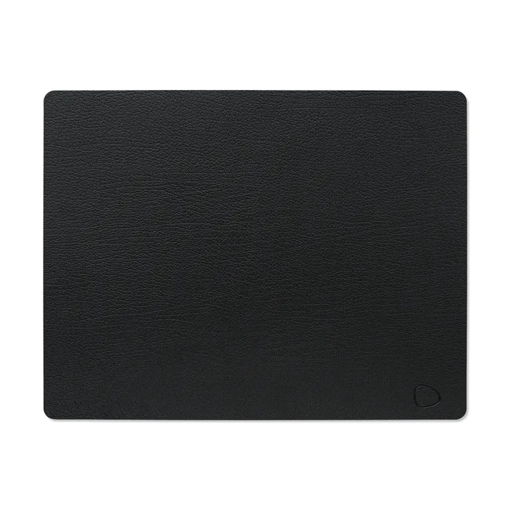 Tovaglietta Bull quadrata - nero, 45x35 cm - LIND DNA
