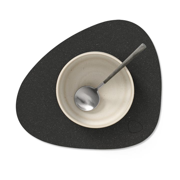 Tovaglietta Core curva S, Flecked anthracite LIND DNA