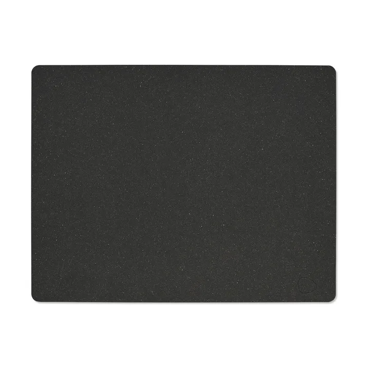 Tovaglietta Core quadrata L - Flecked anthracite, 45x35 cm - LIND DNA