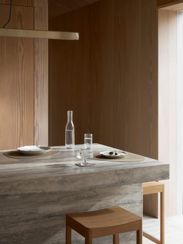 Tovaglietta curva L Corduroy  - Clay Brown - LIND DNA