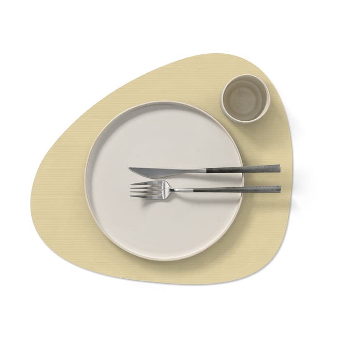 Tovaglietta curva L Corduroy , Lemon Sorbet LIND DNA