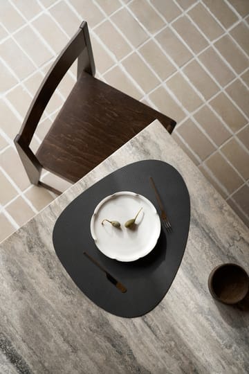 Tovaglietta curva L Corduroy  - Nero - LIND DNA