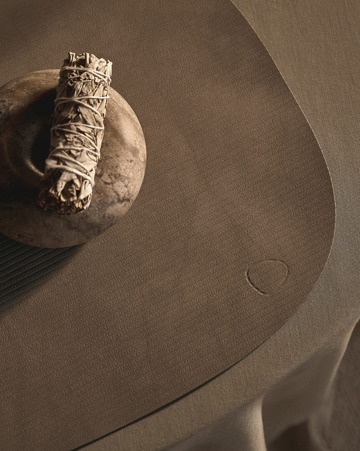 Tovaglietta curva L Corduroy , Nomad Grey LIND DNA
