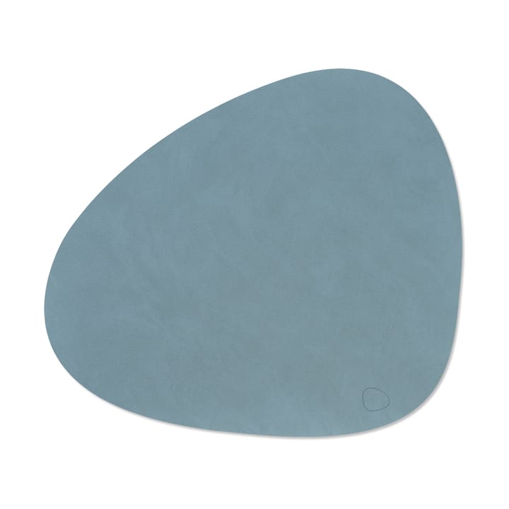 Tovaglietta curva Nupo L reversibile 1 pz, azzurro-grigio chiaro LIND DNA