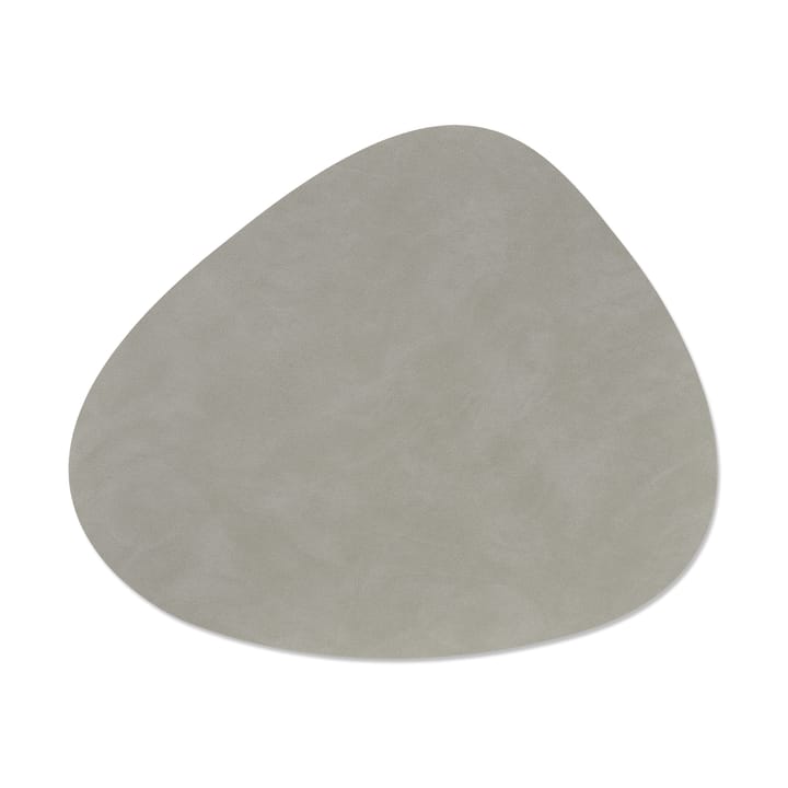 Tovaglietta curva Nupo L reversibile 1 pz, azzurro-grigio chiaro LIND DNA